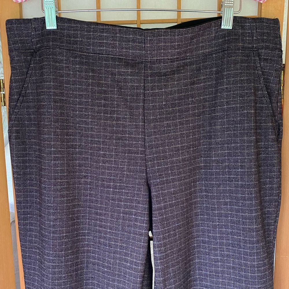 Max Studio Gingham Checked Slim Straight Leg Silh… - image 3